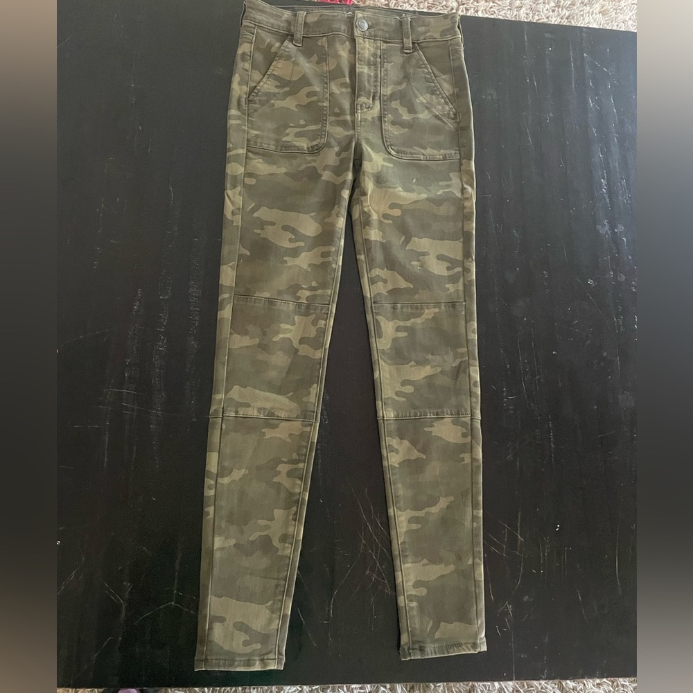 American eagle camo high rise jeggings jeans size 4 NWOT